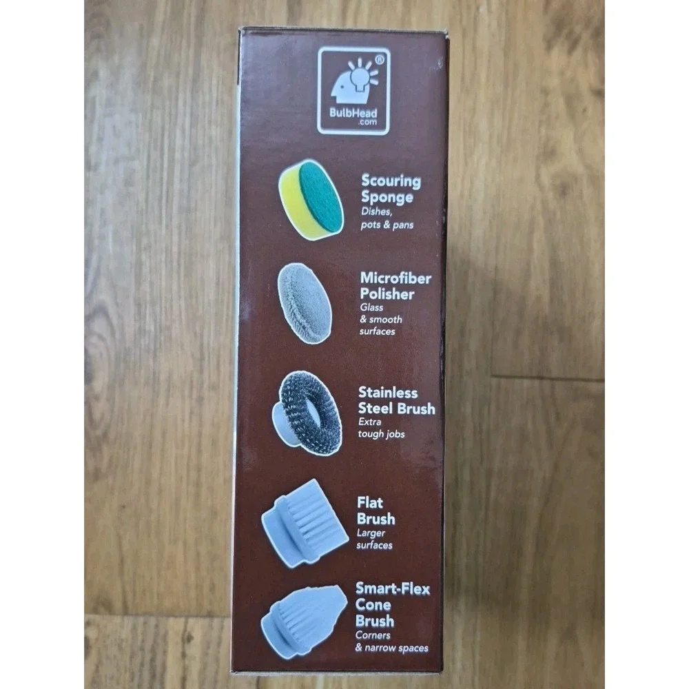 Horsepower Handheld Cordless Rechargeable Spinning Power‎ Scrubber